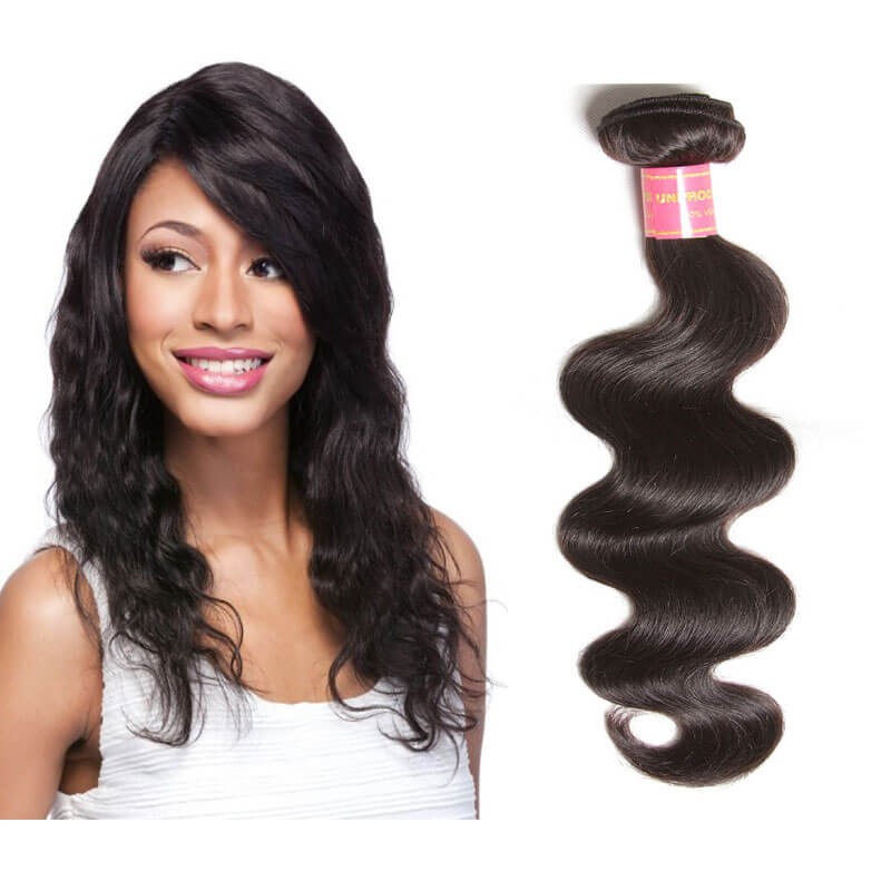 Idolra Real Brazilian Virgin Remy Hair Weave Body Wave 1 Bundle Affordable Brazilian Human Hair